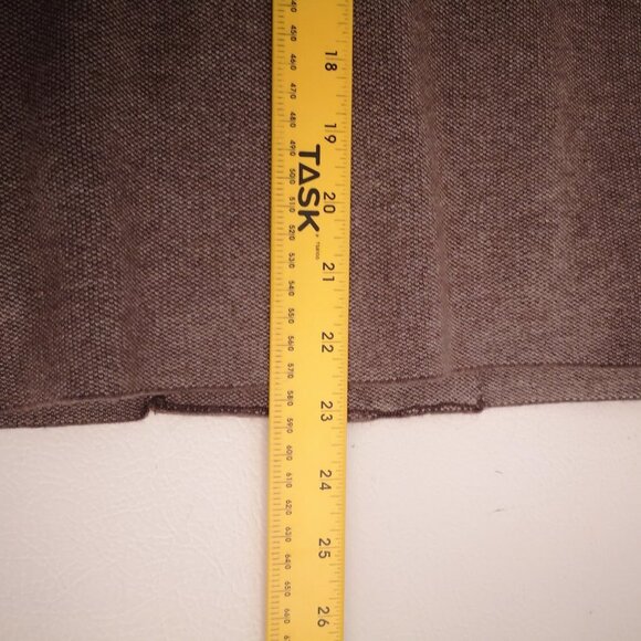 NWT Adrienne Vittadini Ladies Size Large Brown Straight Fit Knit Blazer - Picture 14 of 14